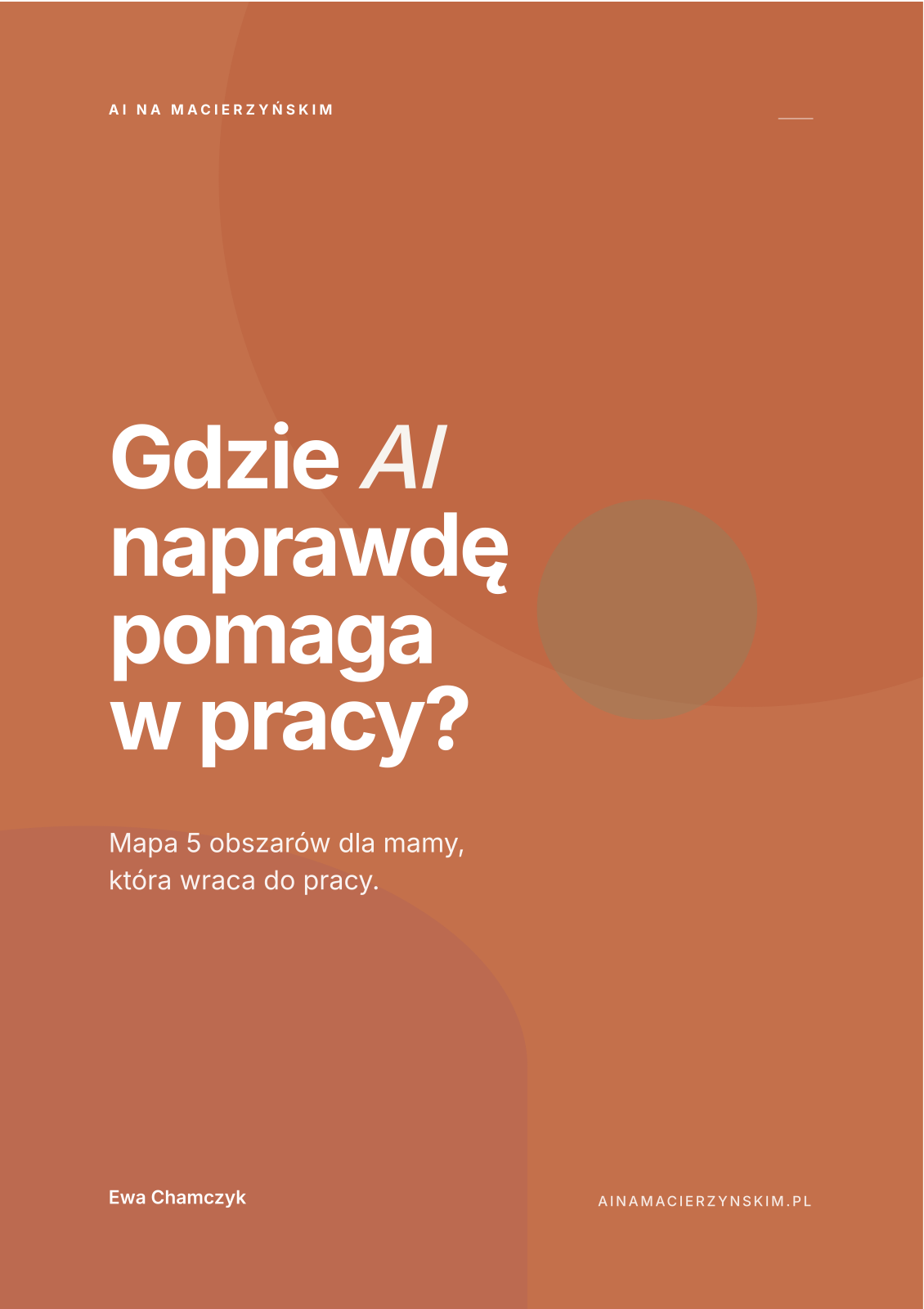 Mapa 5 obszarów AI – PDF cover
